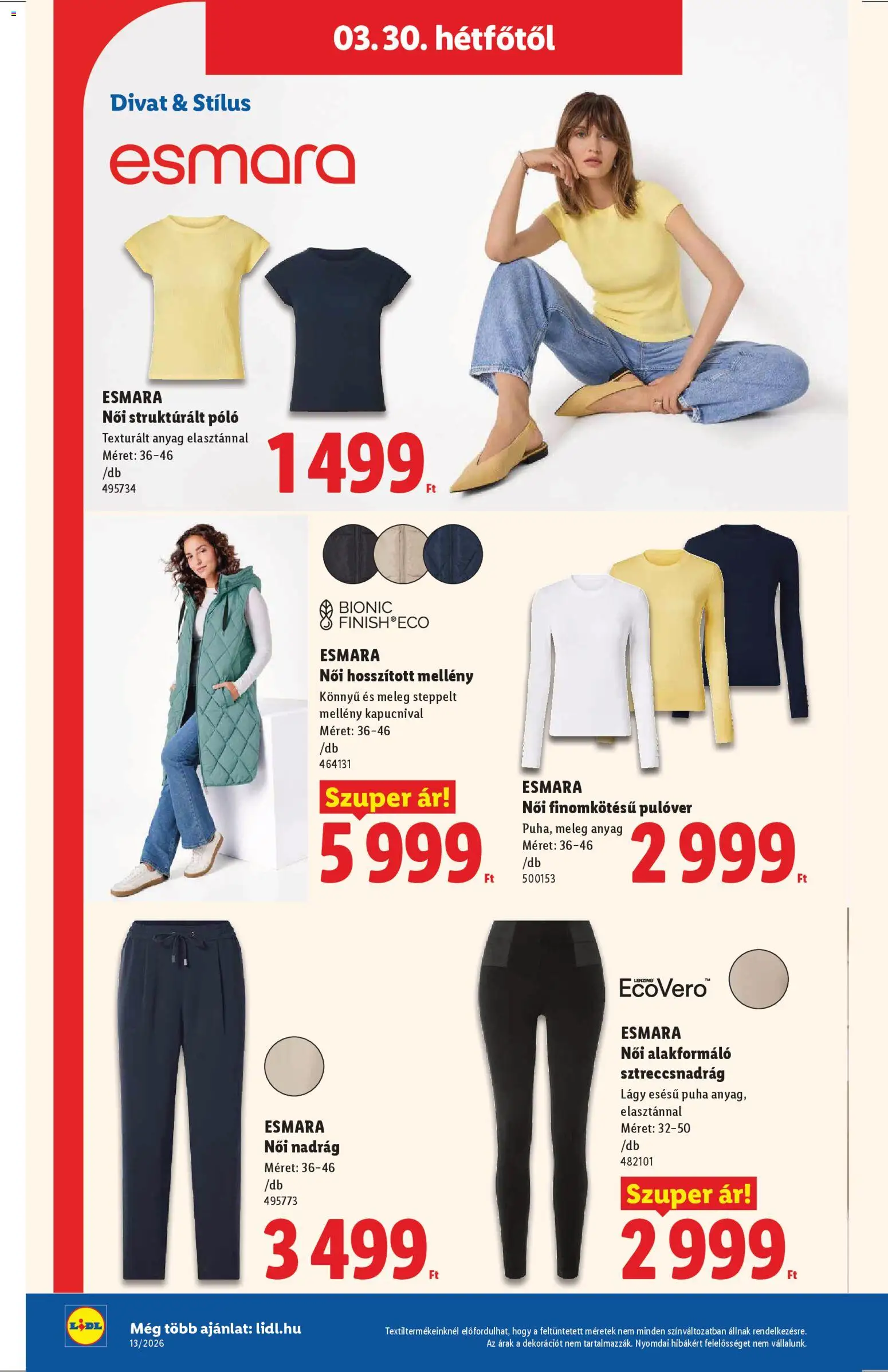 Lidl akciós ujság - amely érvényes a következő dátumtól: 26.03.2026 | Oldal: 58