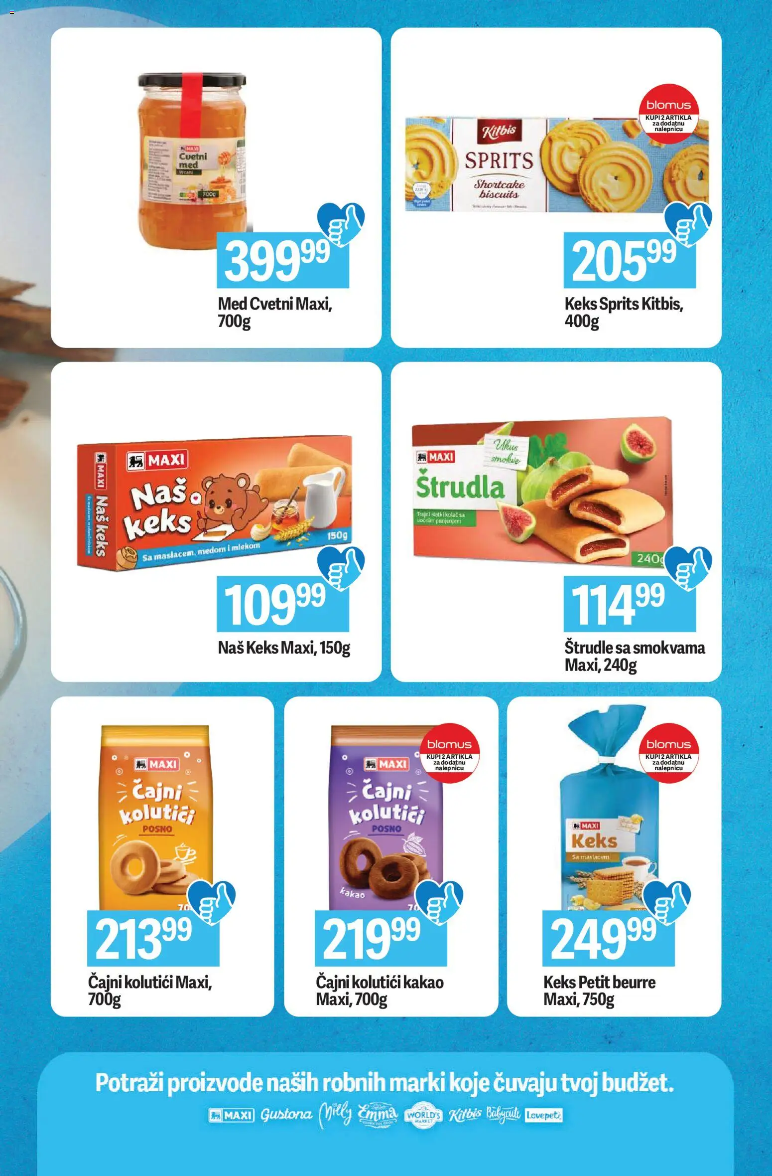 Maxi katalog - važi od 20.11.2025 | Strana: 3 | Proizvode: Keks, Kolač, Štrudla, Med