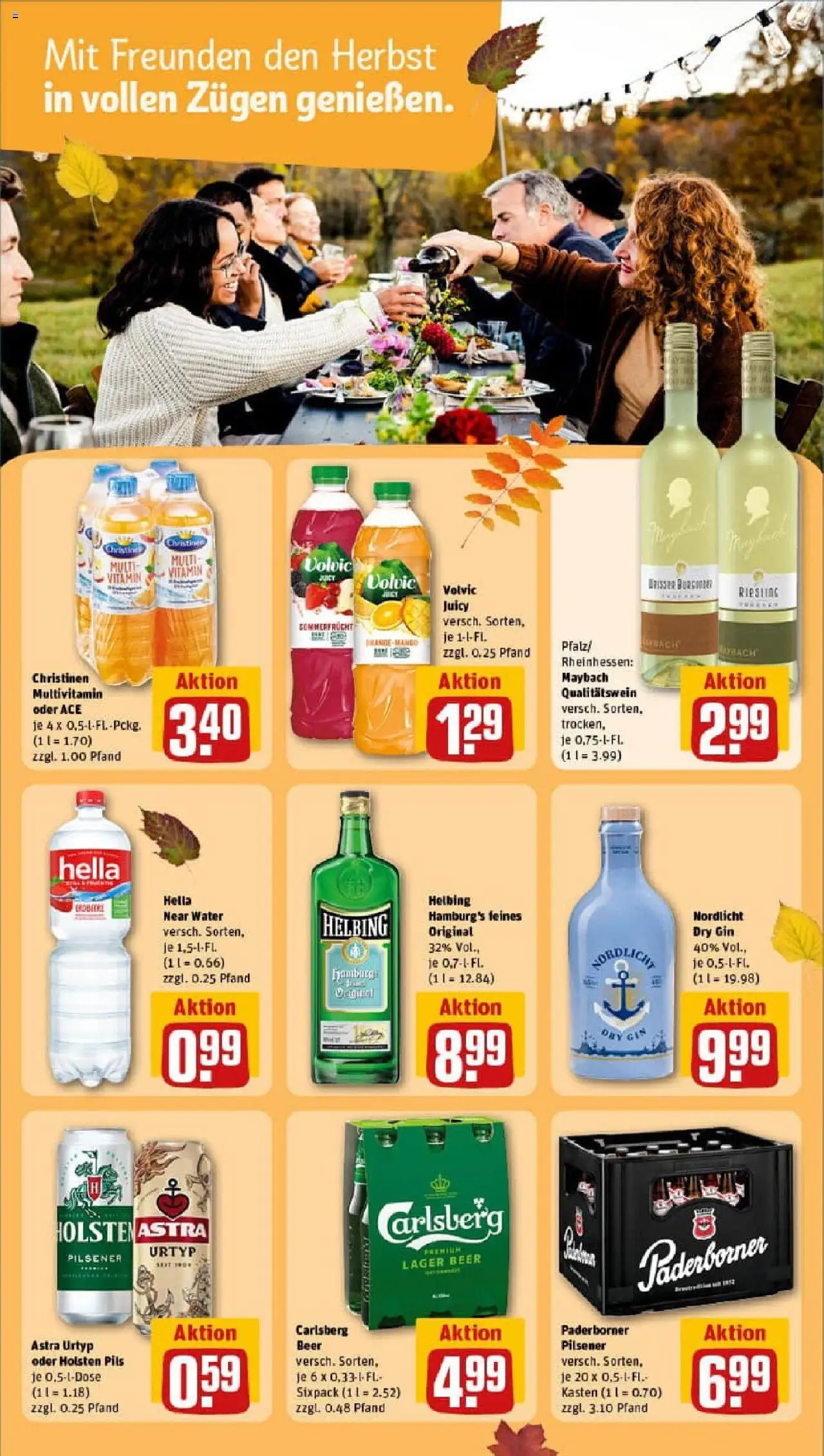 Rewe prospekt Göttingen	 – gültig ab 13.10.2025 | Seite: 19 | Produkte: Pils, Astra, Holsten, Gin