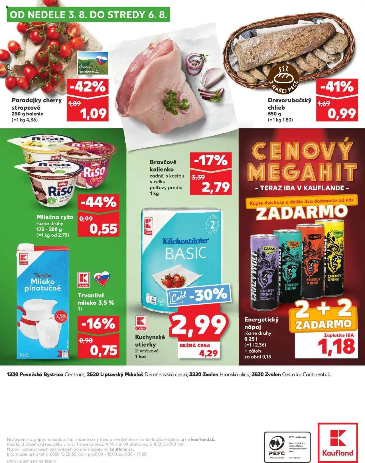 Kaufland SK akciós ujság - amely érvényes a következő dátumtól: 31.07.2025 | Oldal: 76 | Termékek: Só