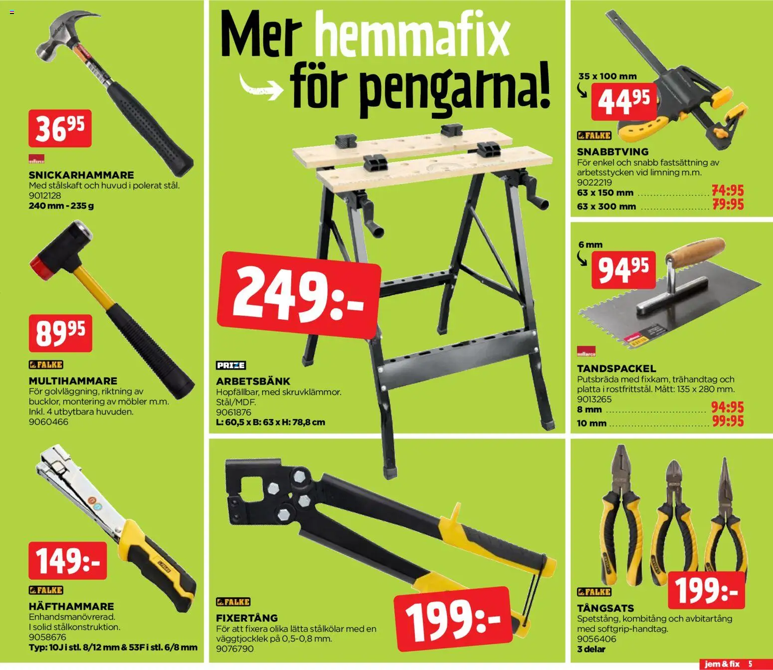 Jem & Fix reklamblad aktuell från 02.03.2026 | Sida: 5