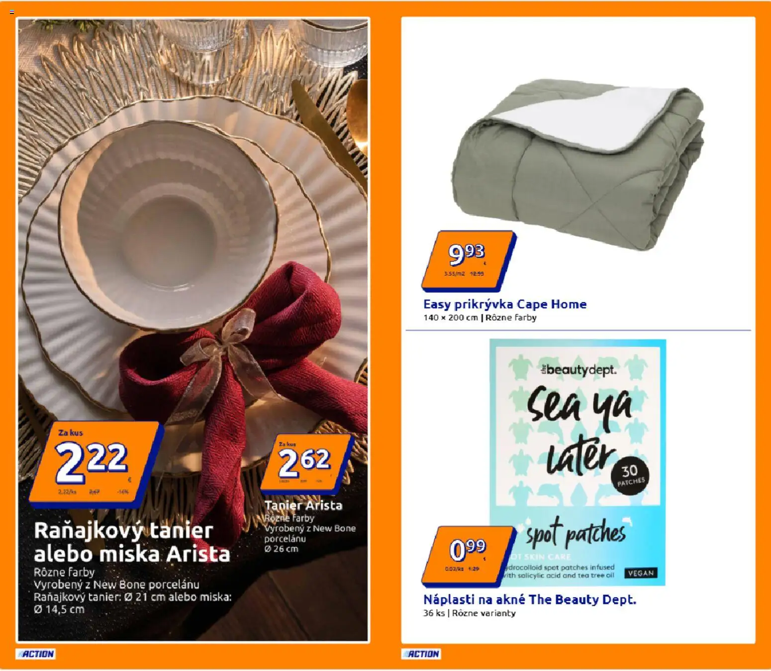 Nové Action akcie – leták je platný od 10.12.2025 | Strana: 6 | Produkty: Prikrývka
