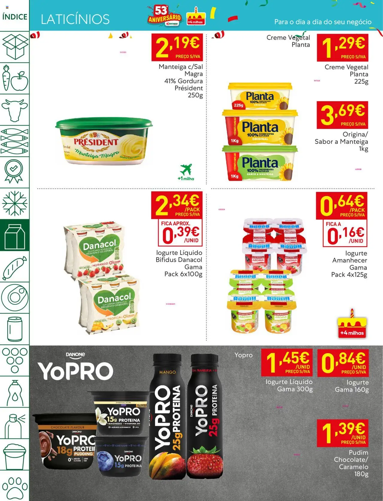 Recheio folheto │ válido de 14.10.2025 | Página: 22 | Produtos: Pudim, Sal, Manteiga, Proteina
