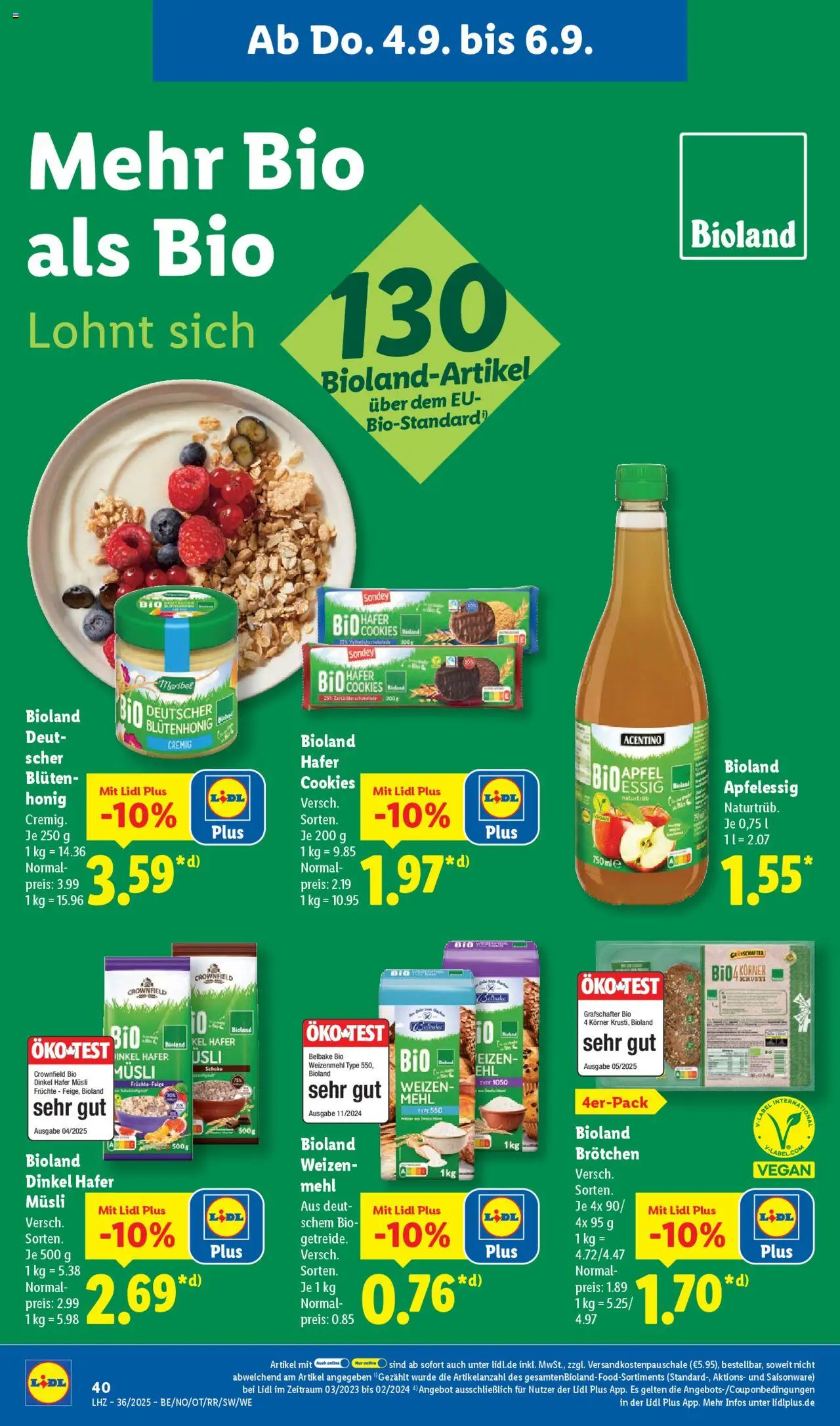 Lidl Prospekt Lüchow	 - gültig ab dem 01.09.2025 | Seite: 62 | Produkte: Musli, Mehl, Weizenmehl