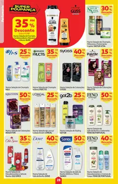 Pré-visualização Auchan folheto válido de 16.04.2026 | Página: 28 | Produtos: Gel de banho, Banho