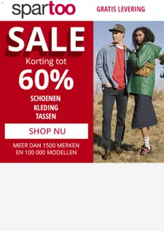 Spartoo - Voorbeeld van een folder van Ontdek, geldig van 12.12.2025 | Pagina: 1 | Producten: Schoenen