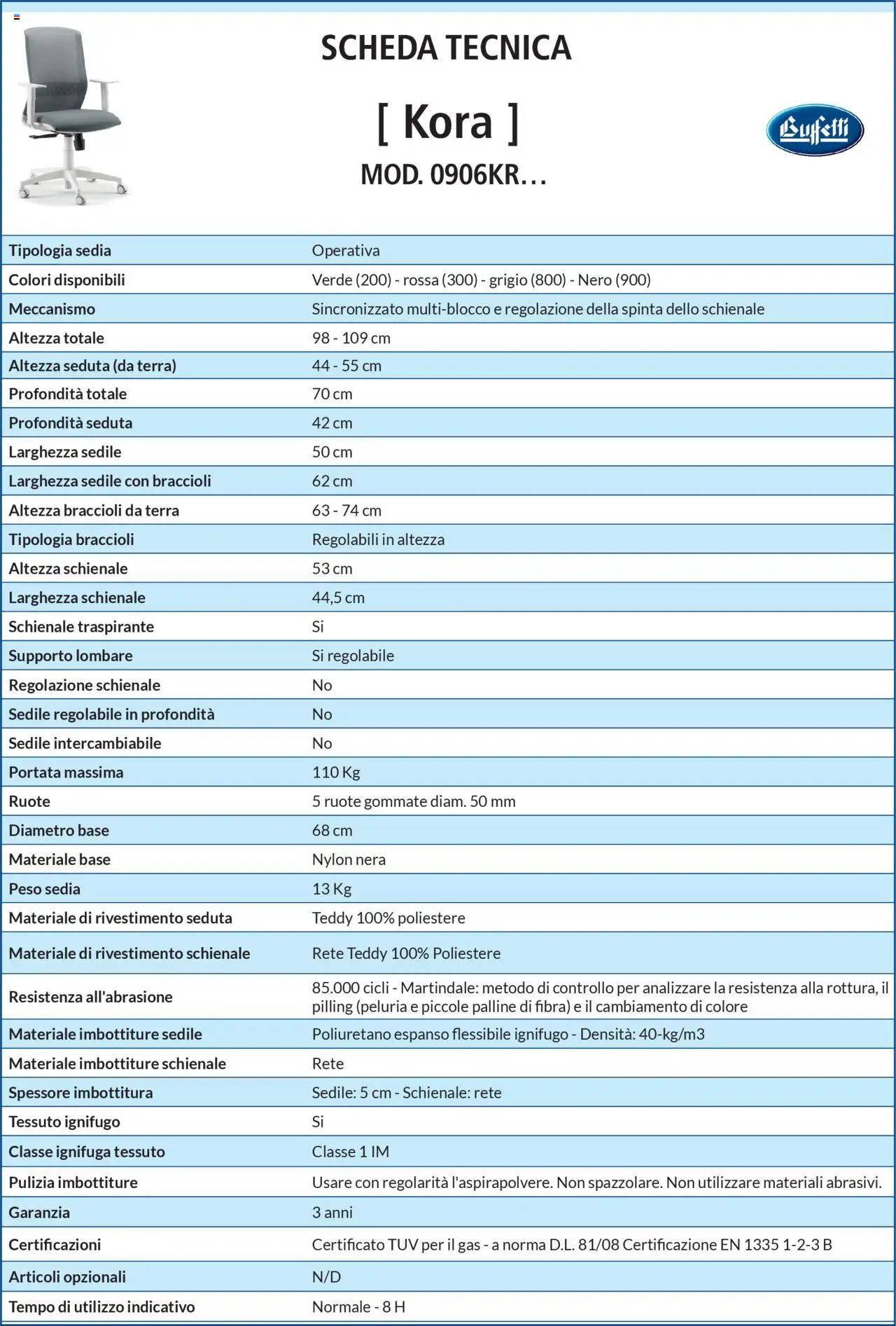 Volantino Buffetti del 28.06.2025 | Pagina: 134 | Prodotti: Braccioli, Sedia, Terra