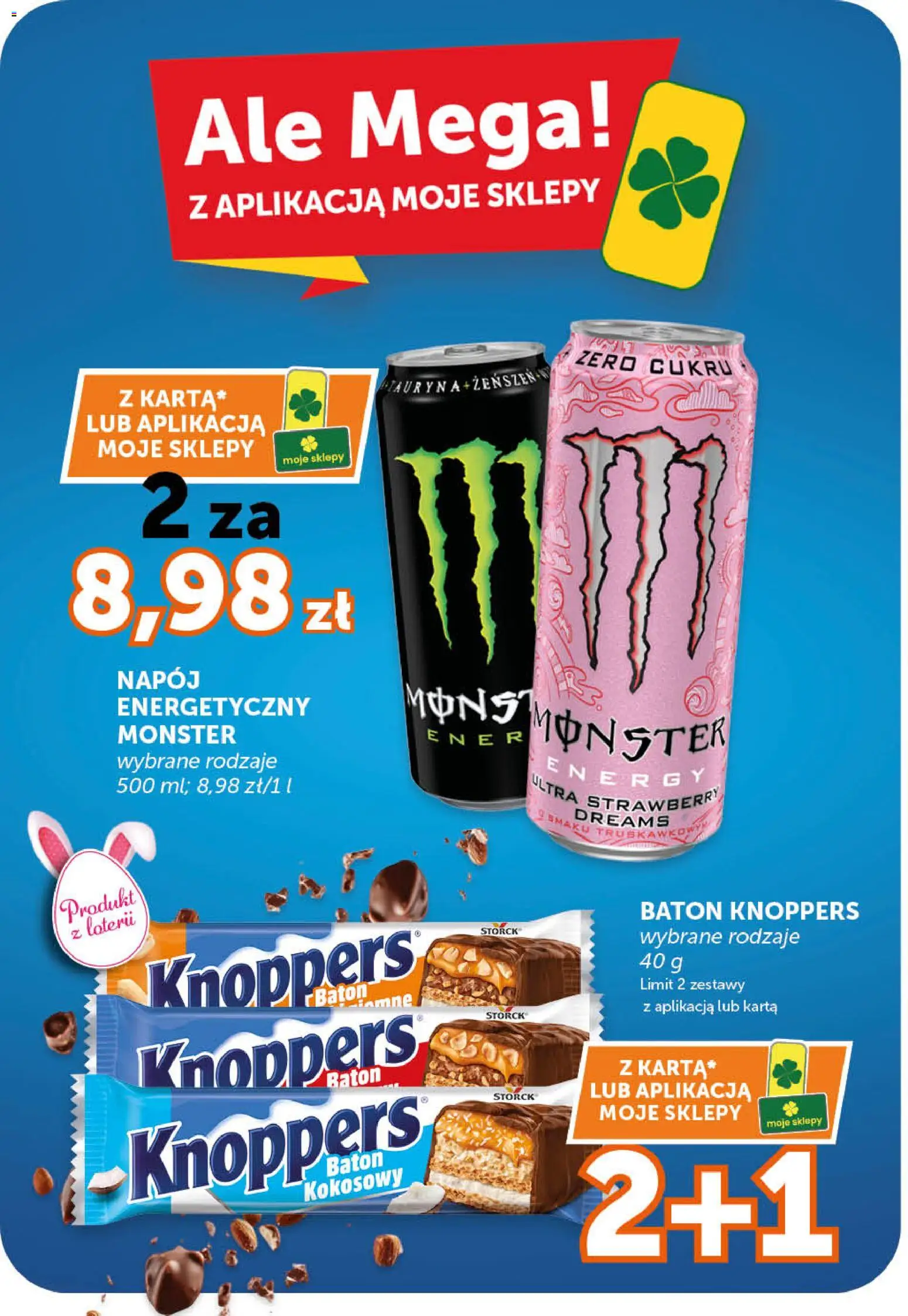 Euro Sklep gazetka - Market od 09.04.2026 | Strona: 3 | Produkty: Knoppers, Karta, Baton