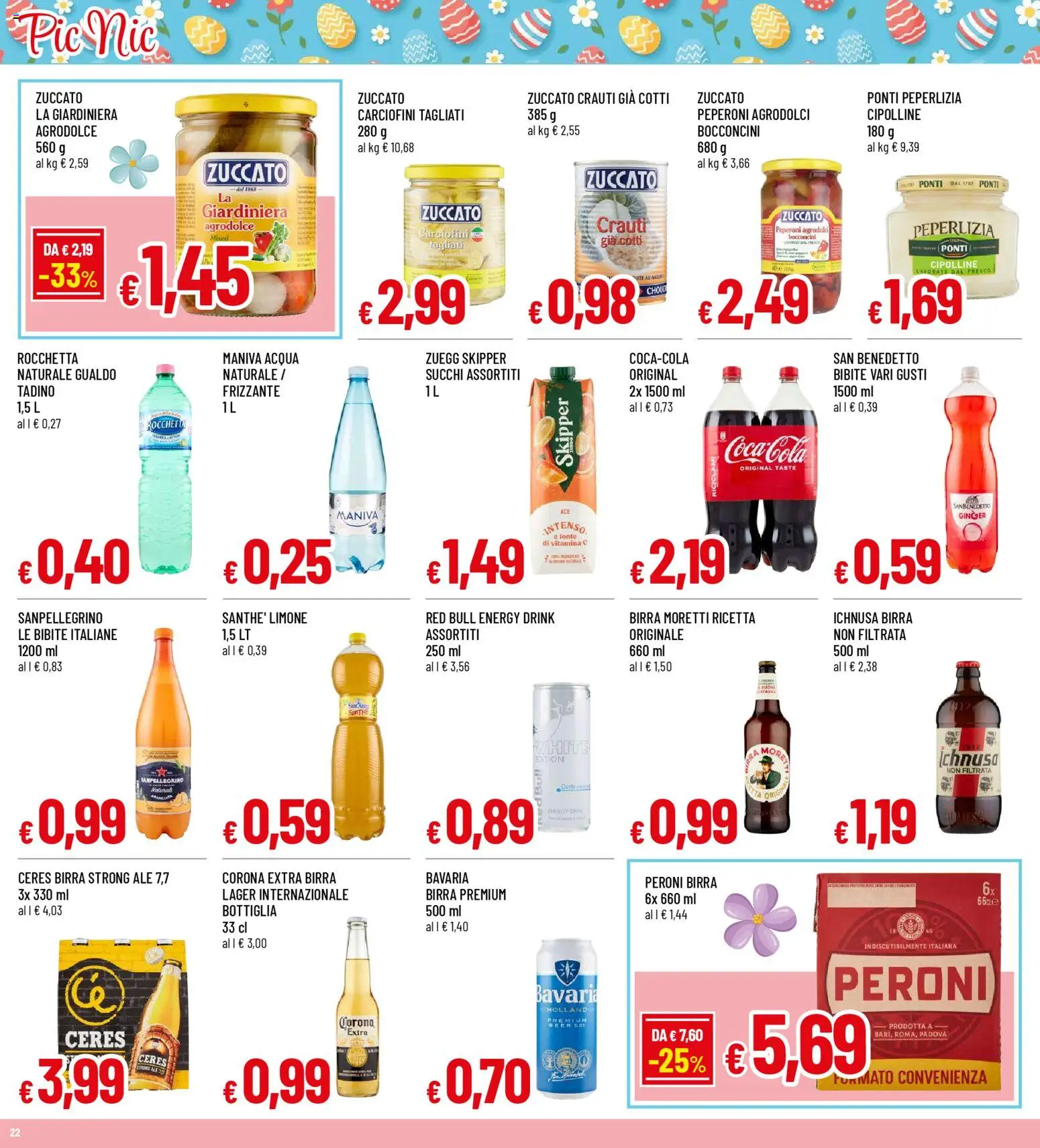 Volantino Galassia del 23.03.2026 | Pagina: 22 | Prodotti: Birra, Limone, Birra Moretti, Bottiglia