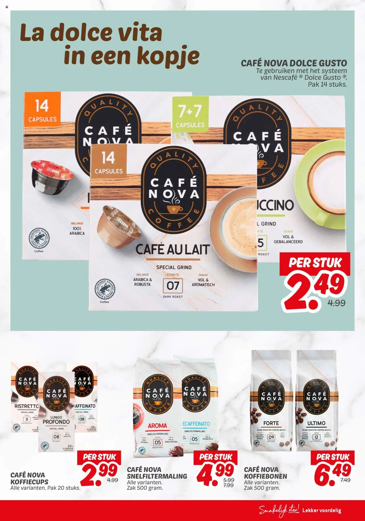  | Pagina: 17 | Producten: Koffiebonen, Zak, La, Nescafe