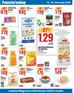 Eurospin katalog akcije – veljaven od 12.02.2026 | Stran: 10 | Izdelki: Kolač, Muesli, Palačinke, Borovnice