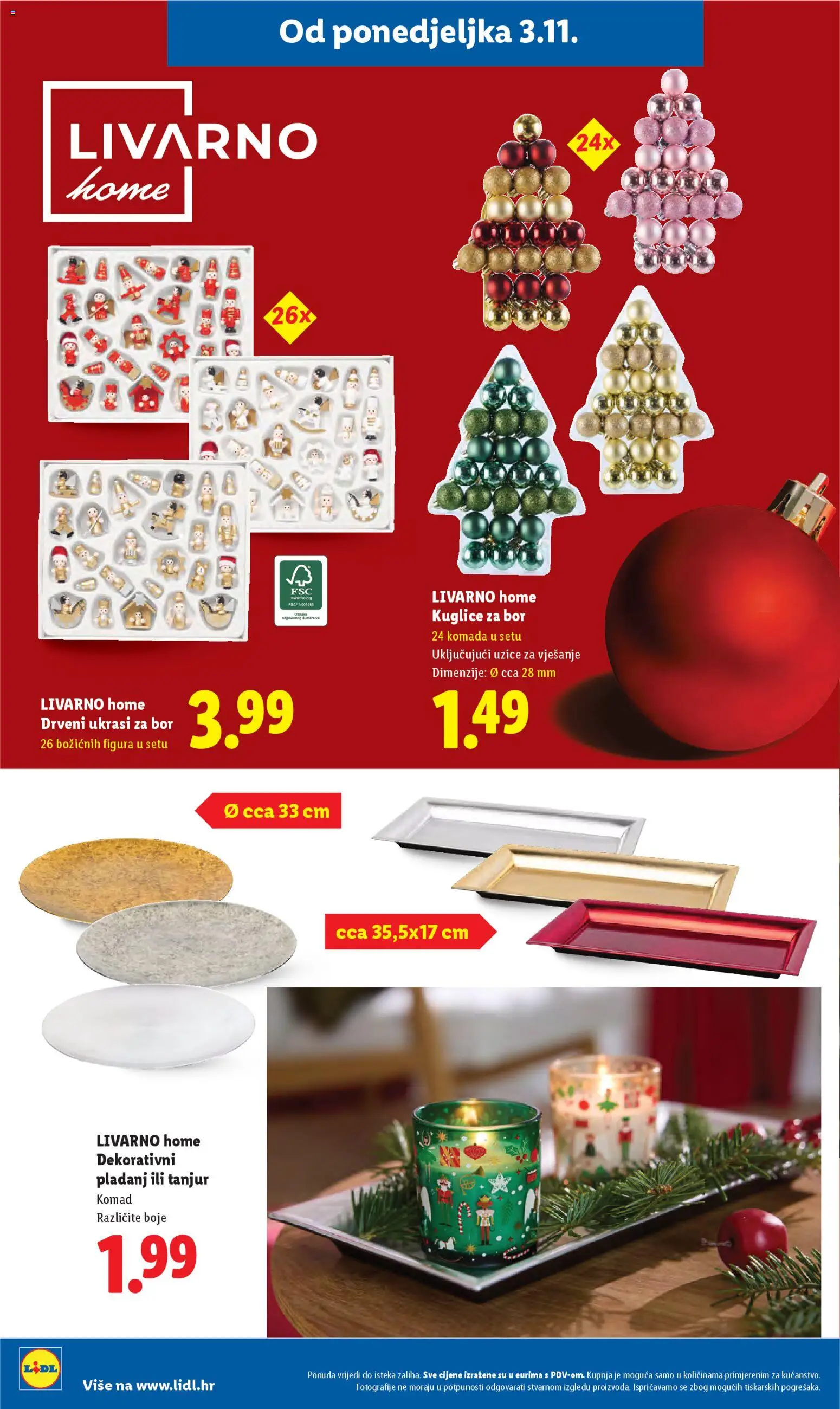 Lidl katalog | vrijedi od 03.11.2025 | Stranica: 26 | Proizvodi: Pladanj