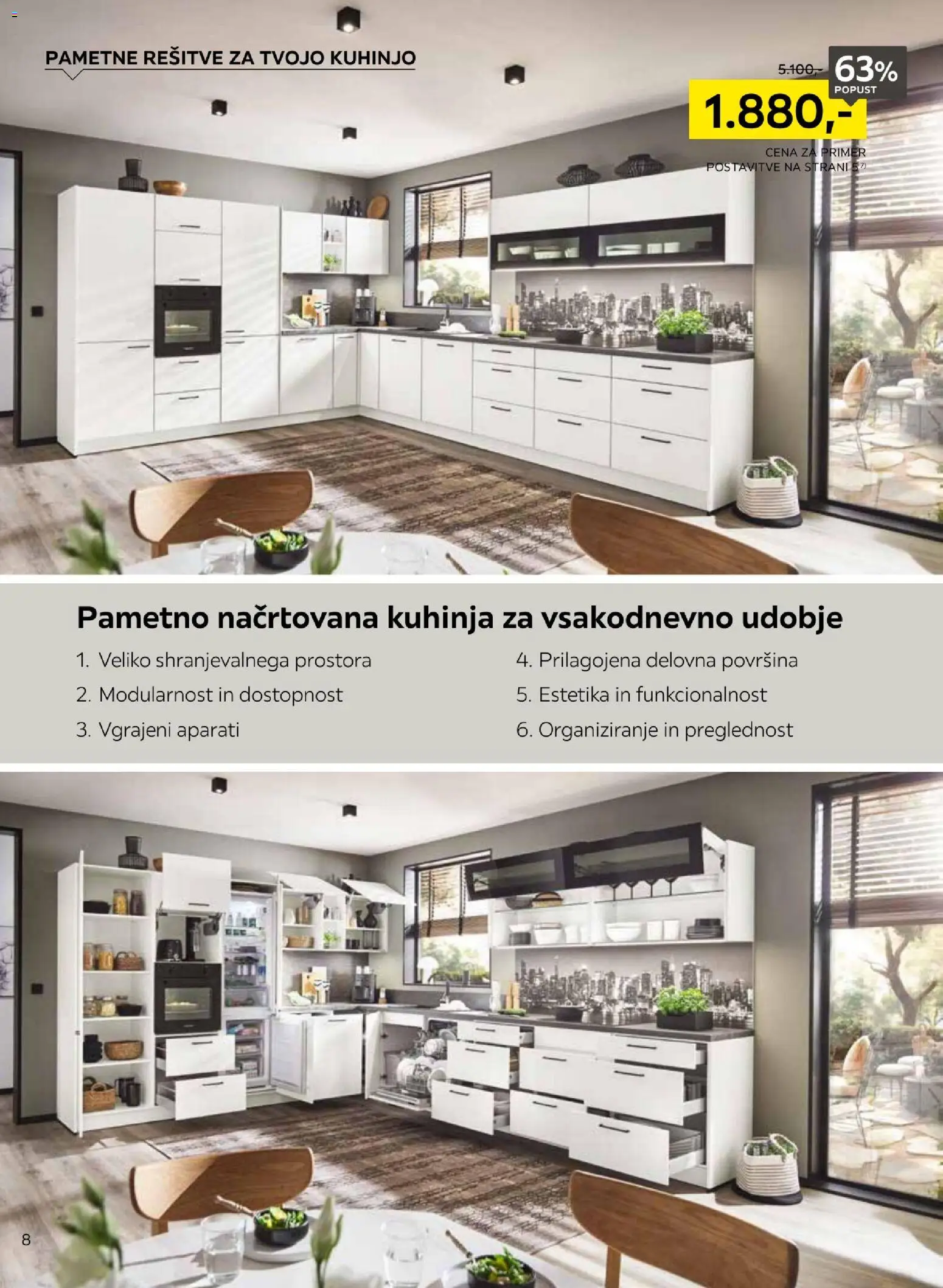 Novi XXXL Lesnina katalog ponudbe – veljaven od 17.02.2026 | Stran: 8 | Izdelki: Kuhinja