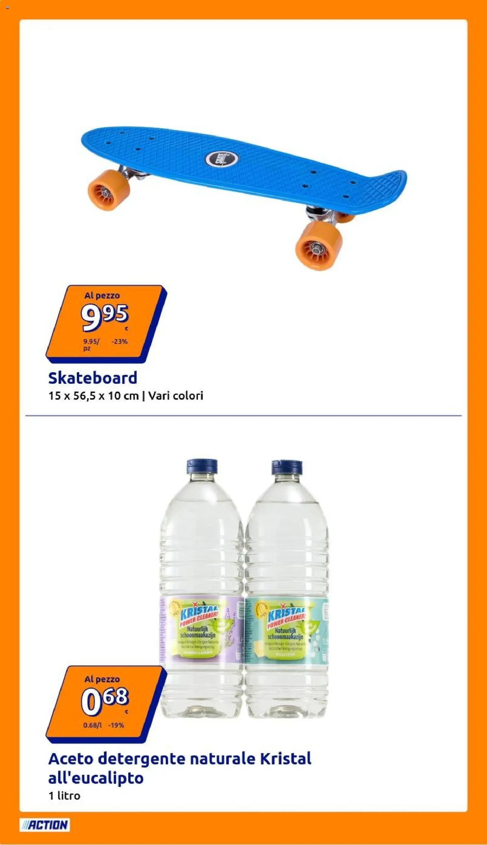 Volantino Action del 08.04.2026 | Pagina: 2 | Prodotti: Detergente, Aceto