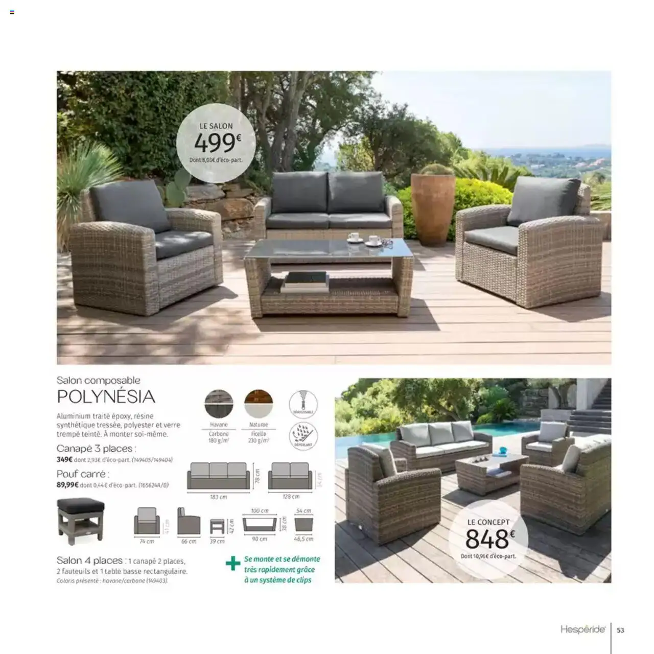  | Page: 53 | Produits: Canapé, Table basse, Table