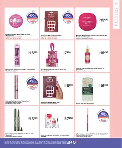 Monoprix - Prévisualisation de Monoprix catalogue valide à partir de 03.03.2026 | Page: 63 | Produits: Base, Maquillage, Rouge à lèvres, Fond de teint