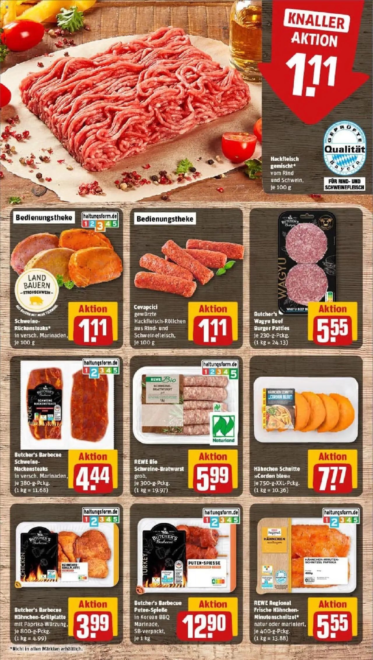 Rewe prospekt Bad Brückenau	 - gültig ab dem 13.07.2025 | Seite: 8 | Produkte: Grill, Burger, Schnitzel, Paprika