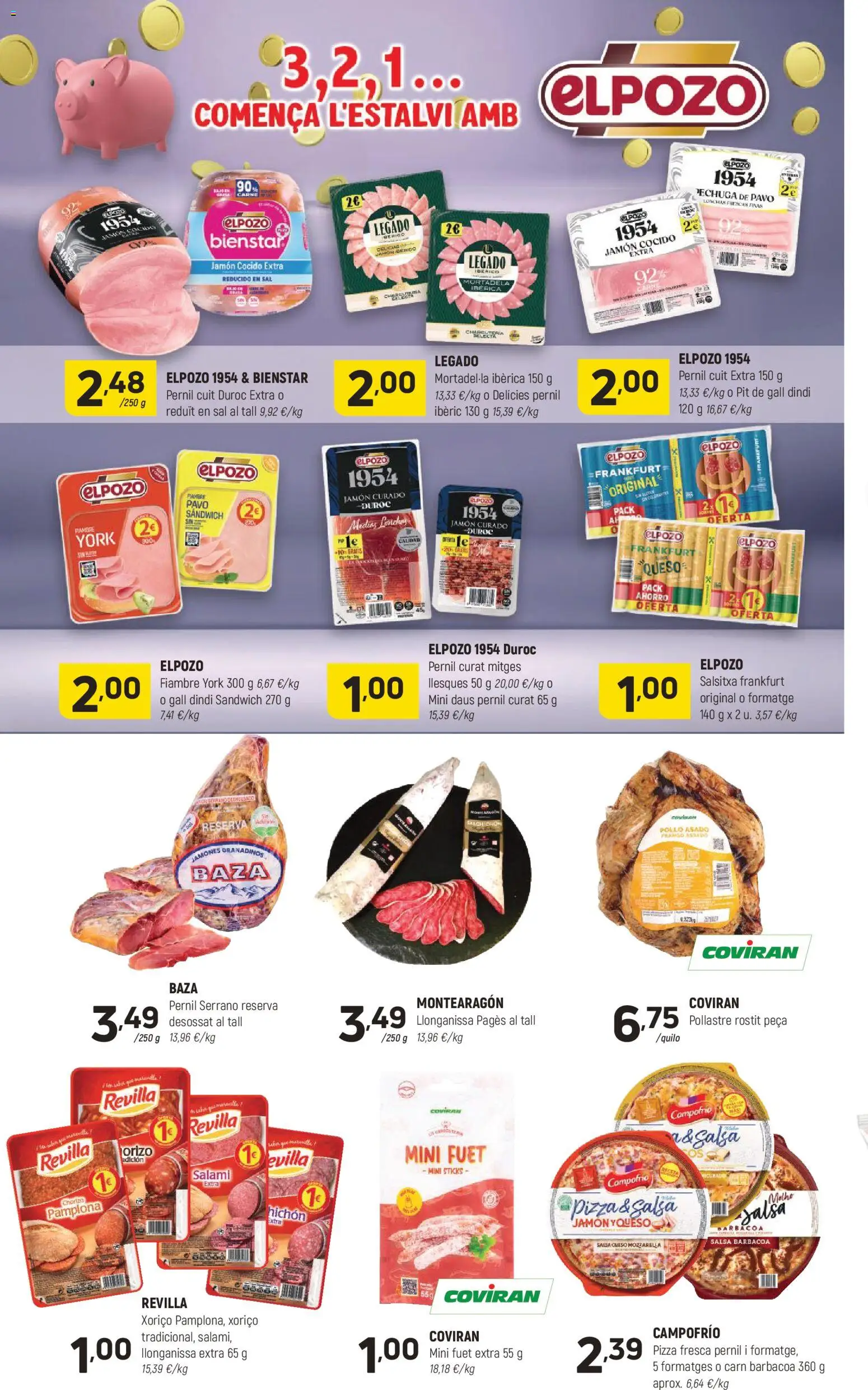 Coviran - Barcelona │ válido desde el 13.01.2026 | Página: 4 | Productos: Jamón, Jamón cocido, Barbacoa, Salami