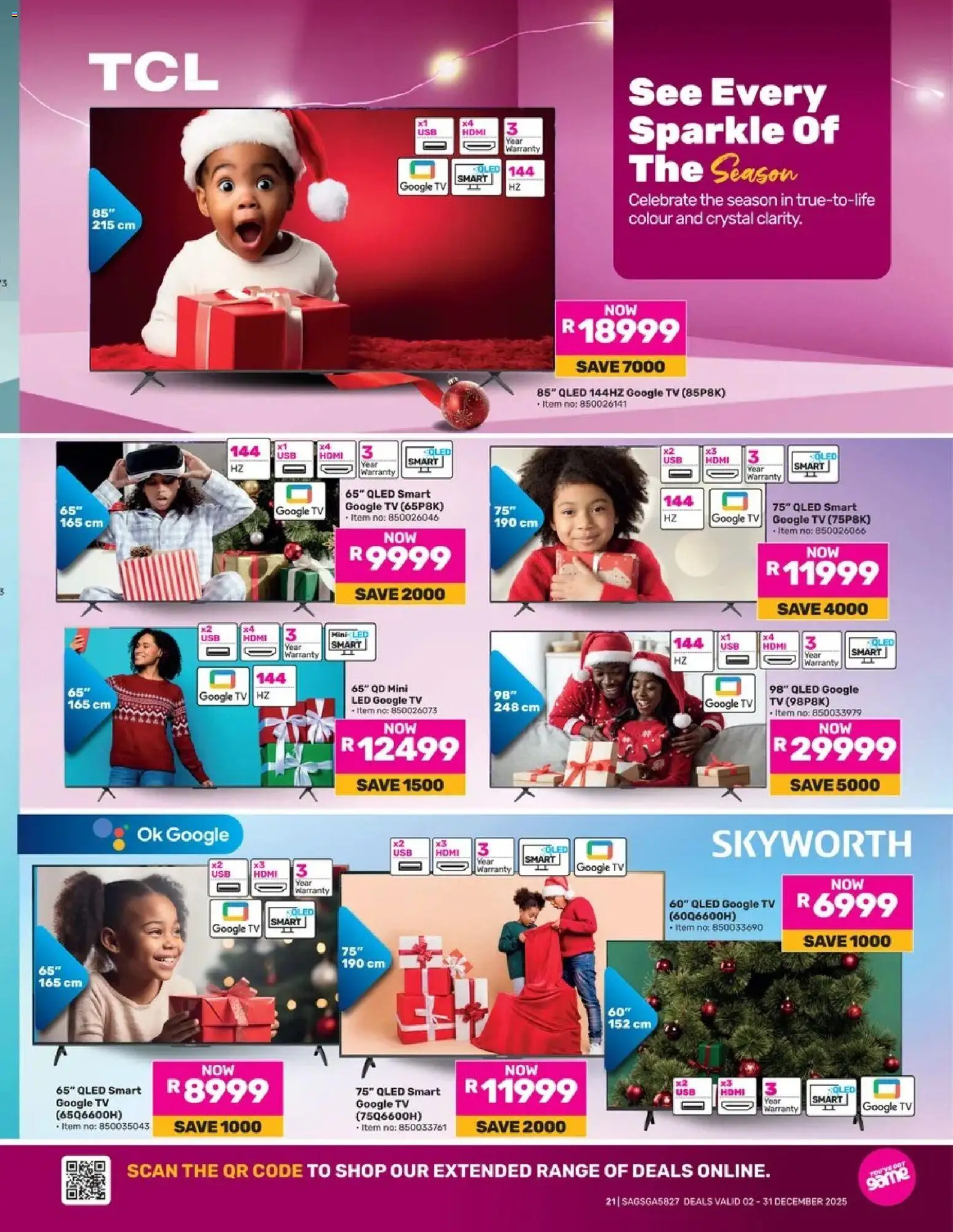 Game - Go Full Pink This Festive vol.2 valid from 02.12.2025 | Page: 21 | Products: Tv