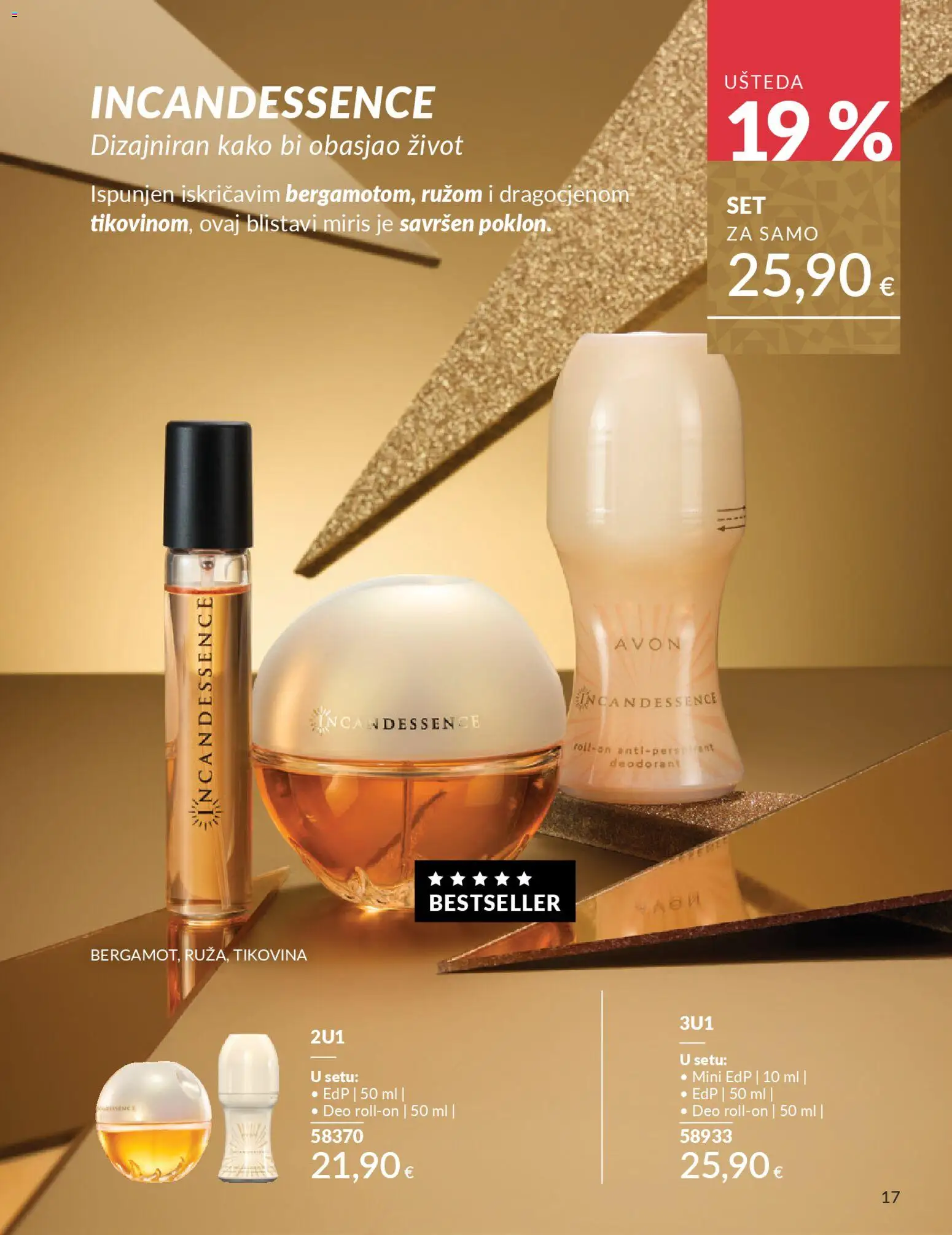 Avon katalog | vrijedi od 31.10.2025 | Stranica: 17 | Proizvodi: Miris, Antiperspirant