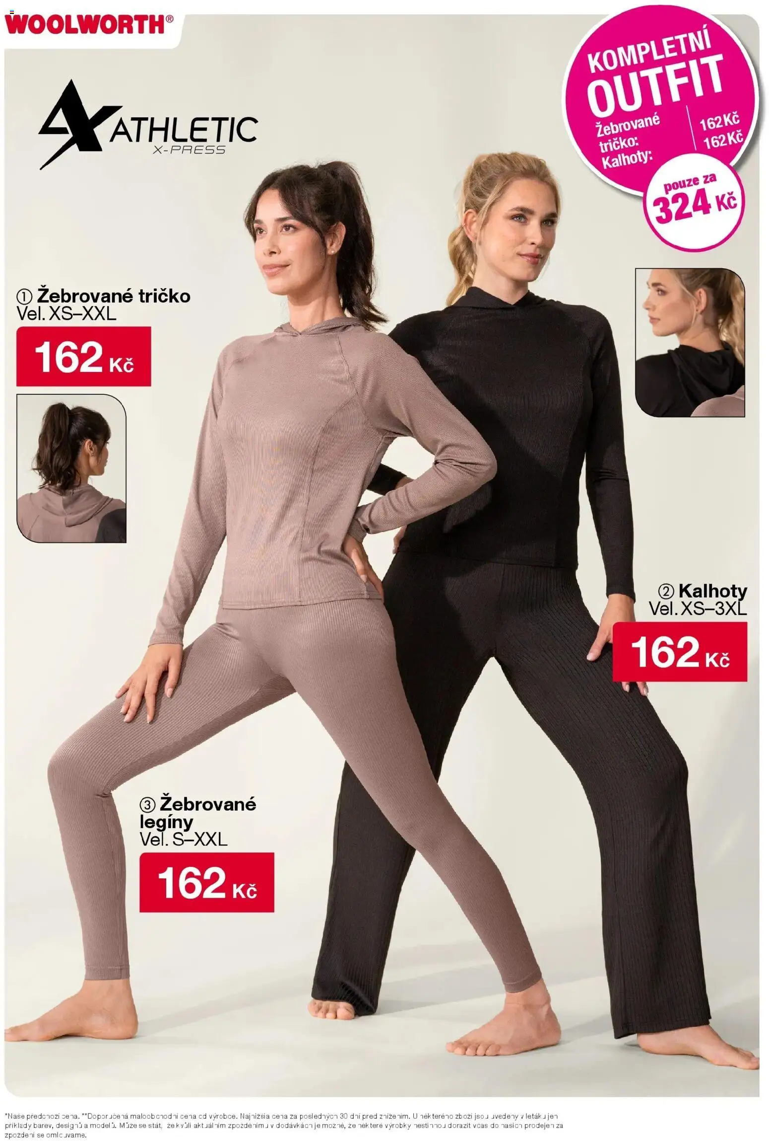 Woolworth leták - Třebíč, Třinec, Žatec od 09.01.2026 | Strana: 2 | Produkty: Tričko, Kalhoty, Legíny, Cd