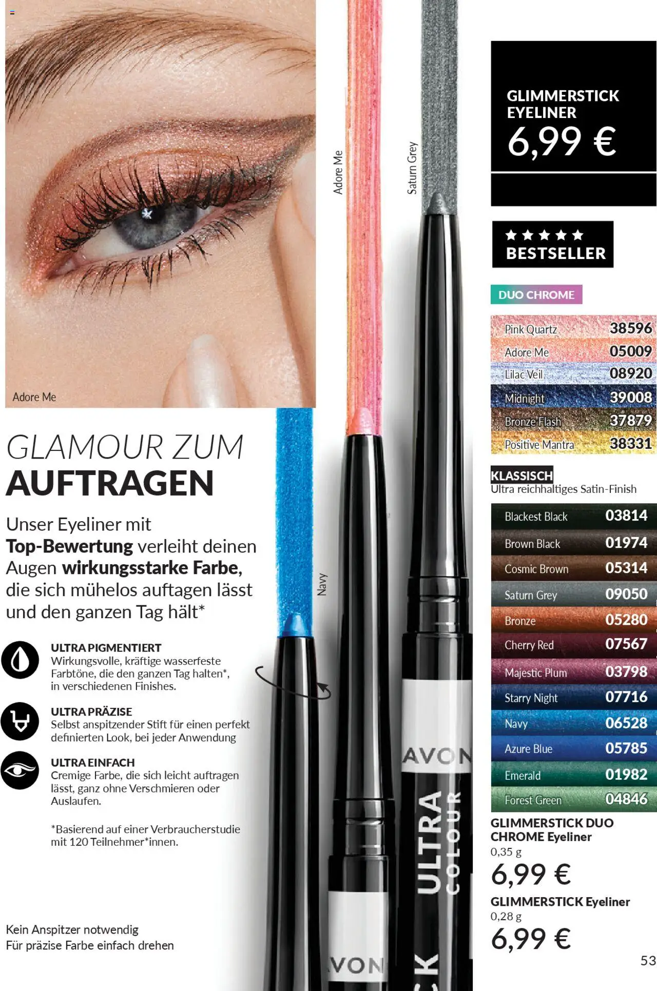 AVON Katalog Oktober 2025 – gültig ab 01.10.2025 | Seite: 55 | Produkte: Eyeliner, Anspitzer