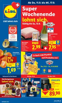 Lidl Aktionen ab 11.09.2025 gültig