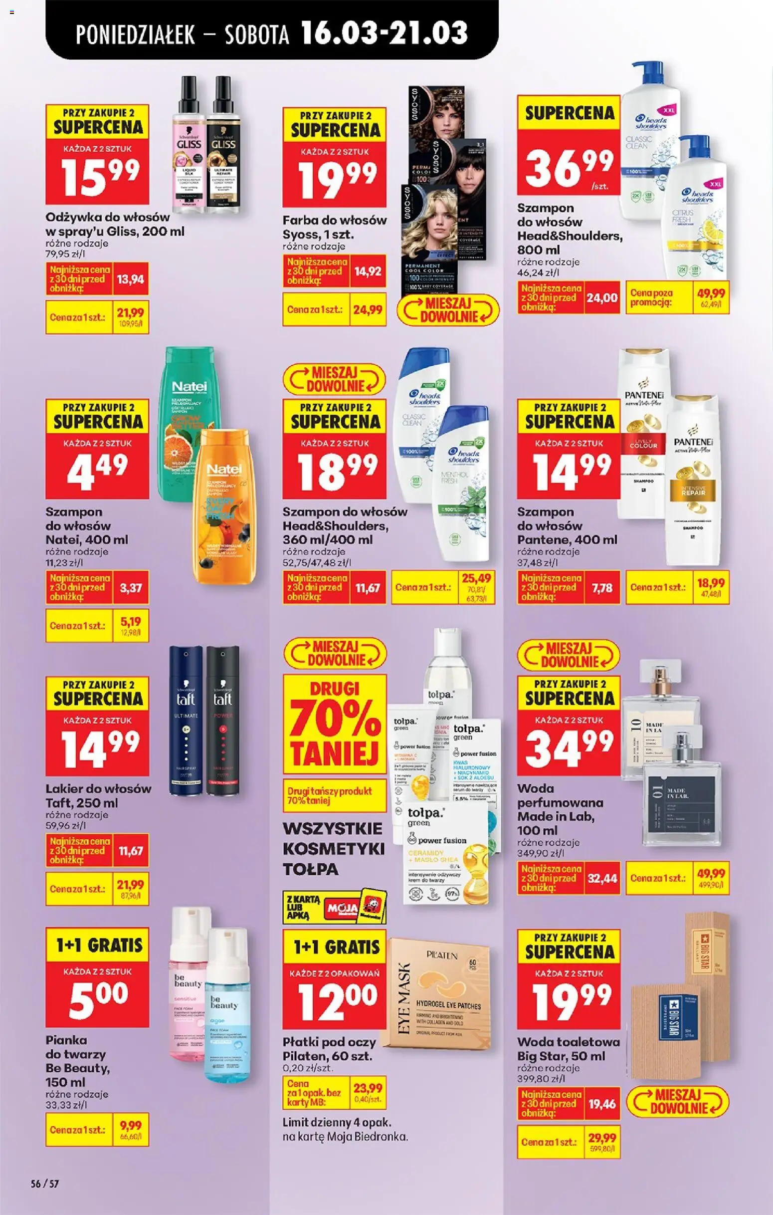 Biedronka gazetka od poniedziałku od 16.03.2026 | Strona: 68