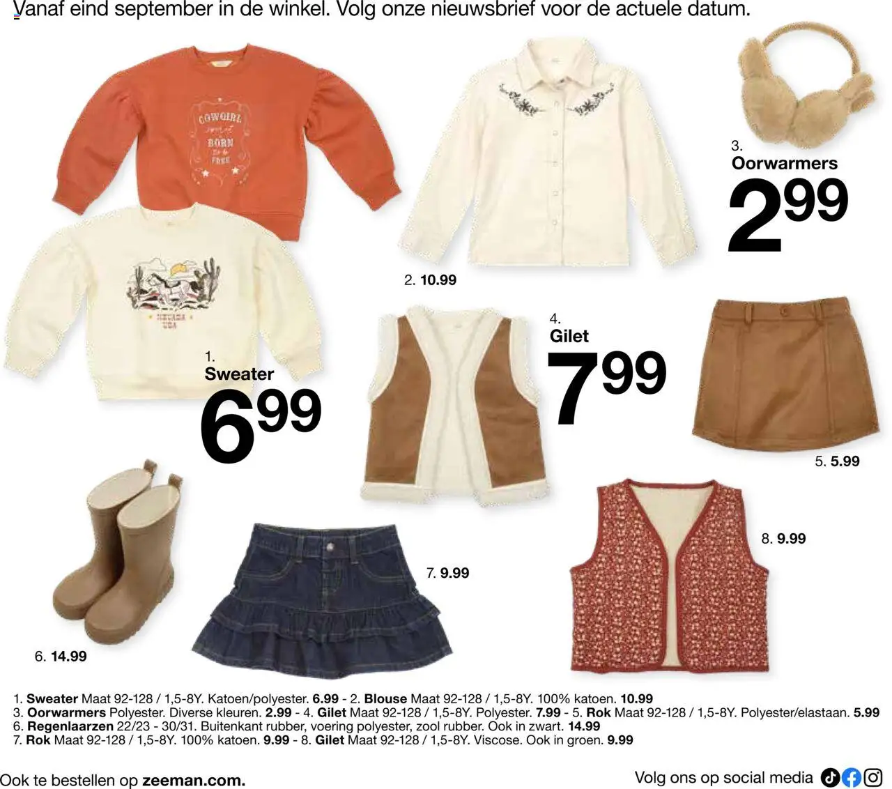  | Pagina: 38 | Producten: Sweater, Regenlaarzen, Blouse