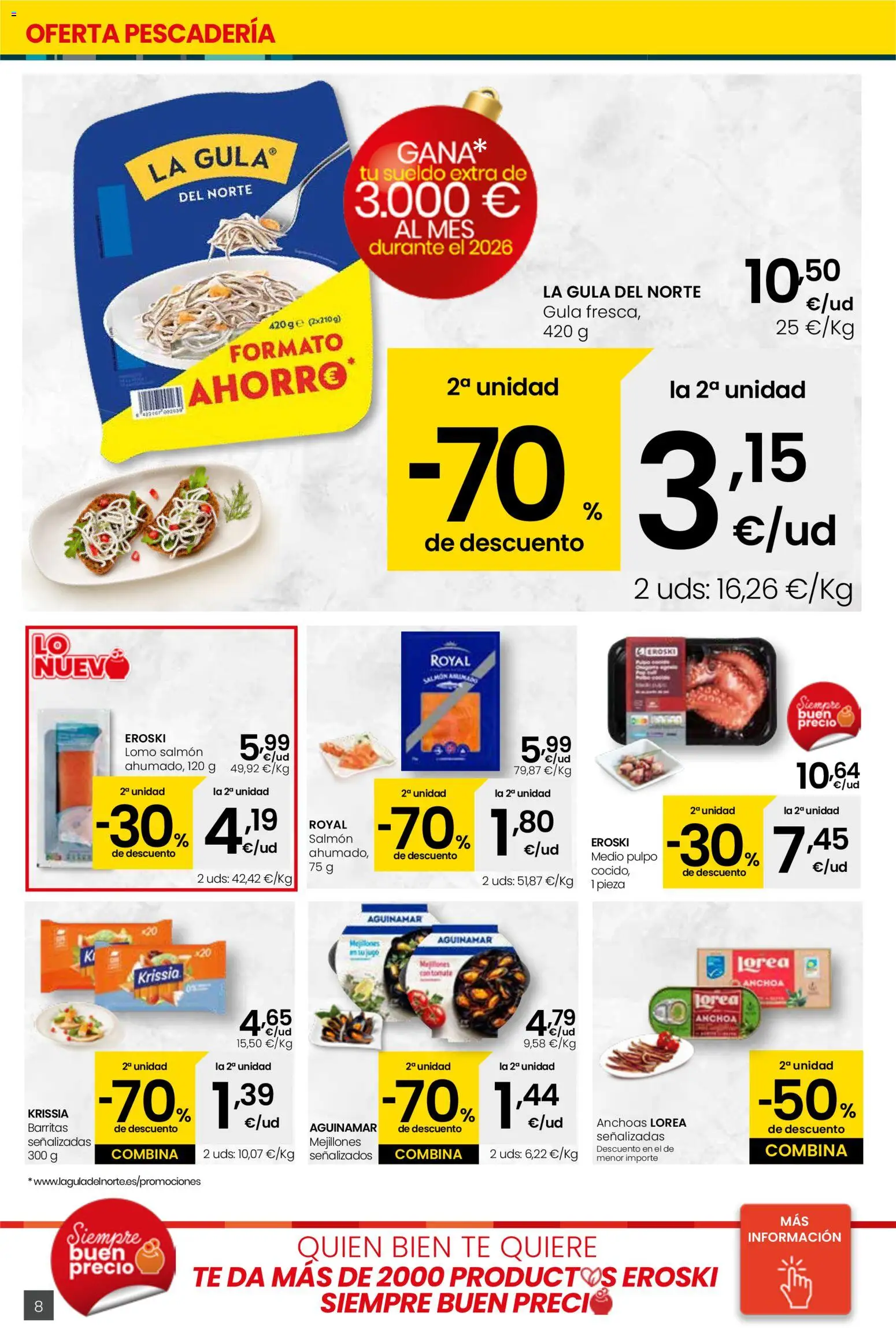 Eroski folleto │ válido desde el 13.11.2025 | Página: 8 | Productos: Té, Anchoa