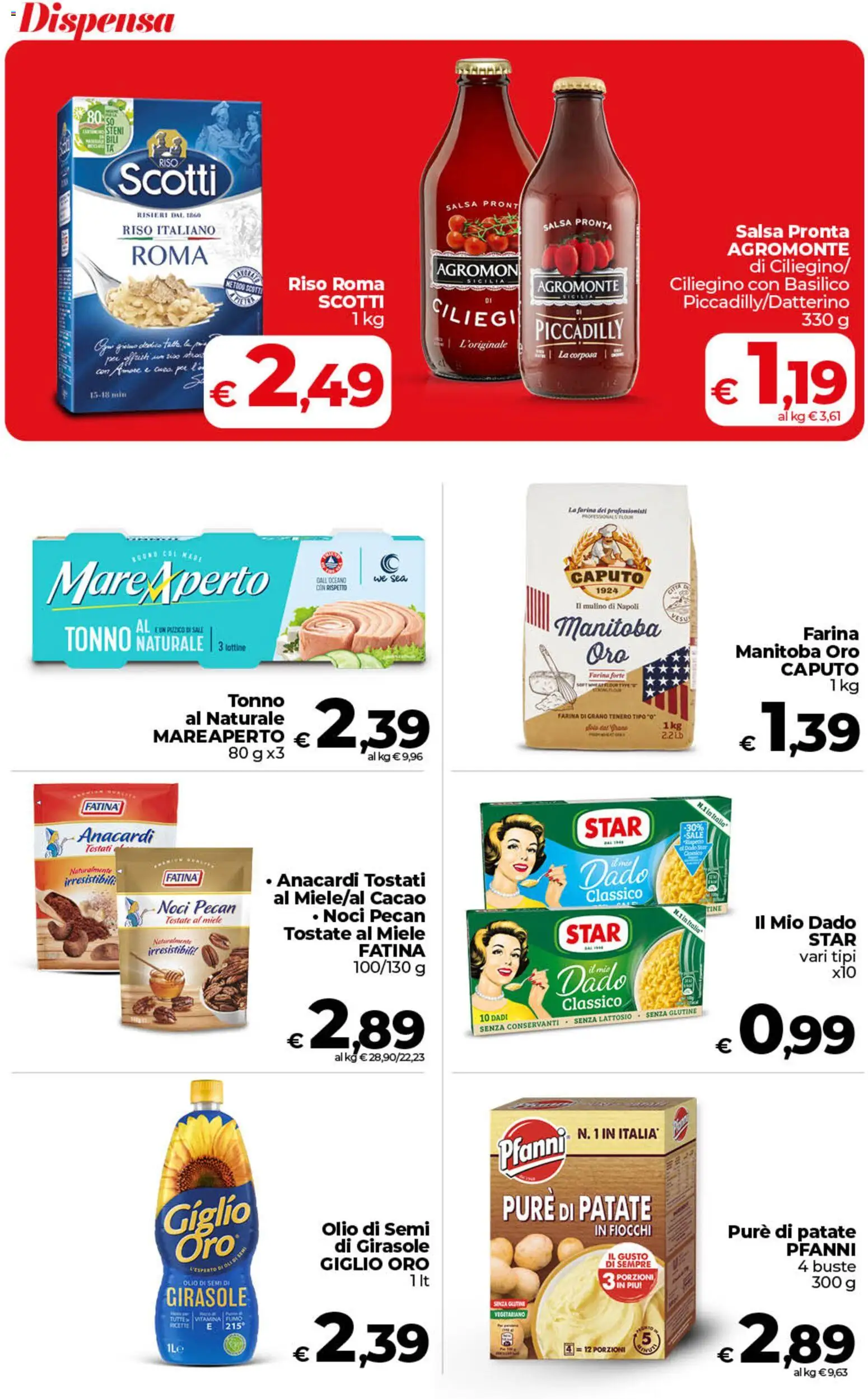 Volantino COOP del 24.02.2026 | Pagina: 27 | Prodotti: Fiocchi, Olio, Farina, Tonno al naturale