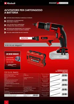 Anteprima del volantino Einhell volantino Elettroutensili  valido a partire dal 17.03.2026 | Pagina: 60 | Prodotti: Avvitatore, Cintura, Batteria