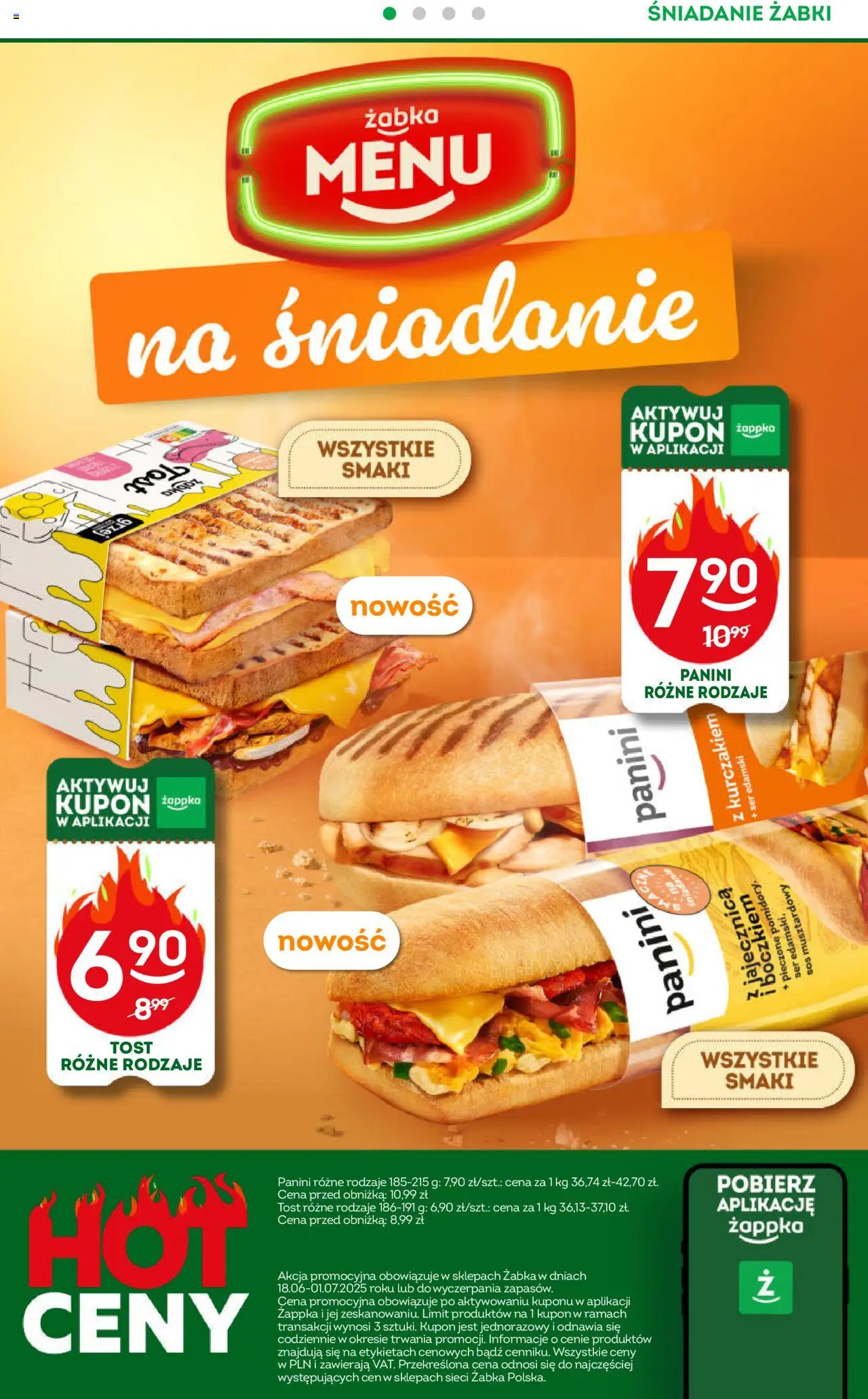 Żabka Gazetka od 18.06.2025 | Strona: 6 | Produkty: Pizza