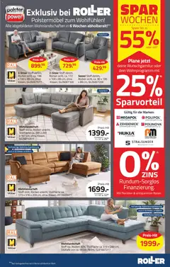 Roller Prospekt 	 ab 22.03.2026 gültig | Seite: 13 | Produkte: Wohnlandschaft, Sessel