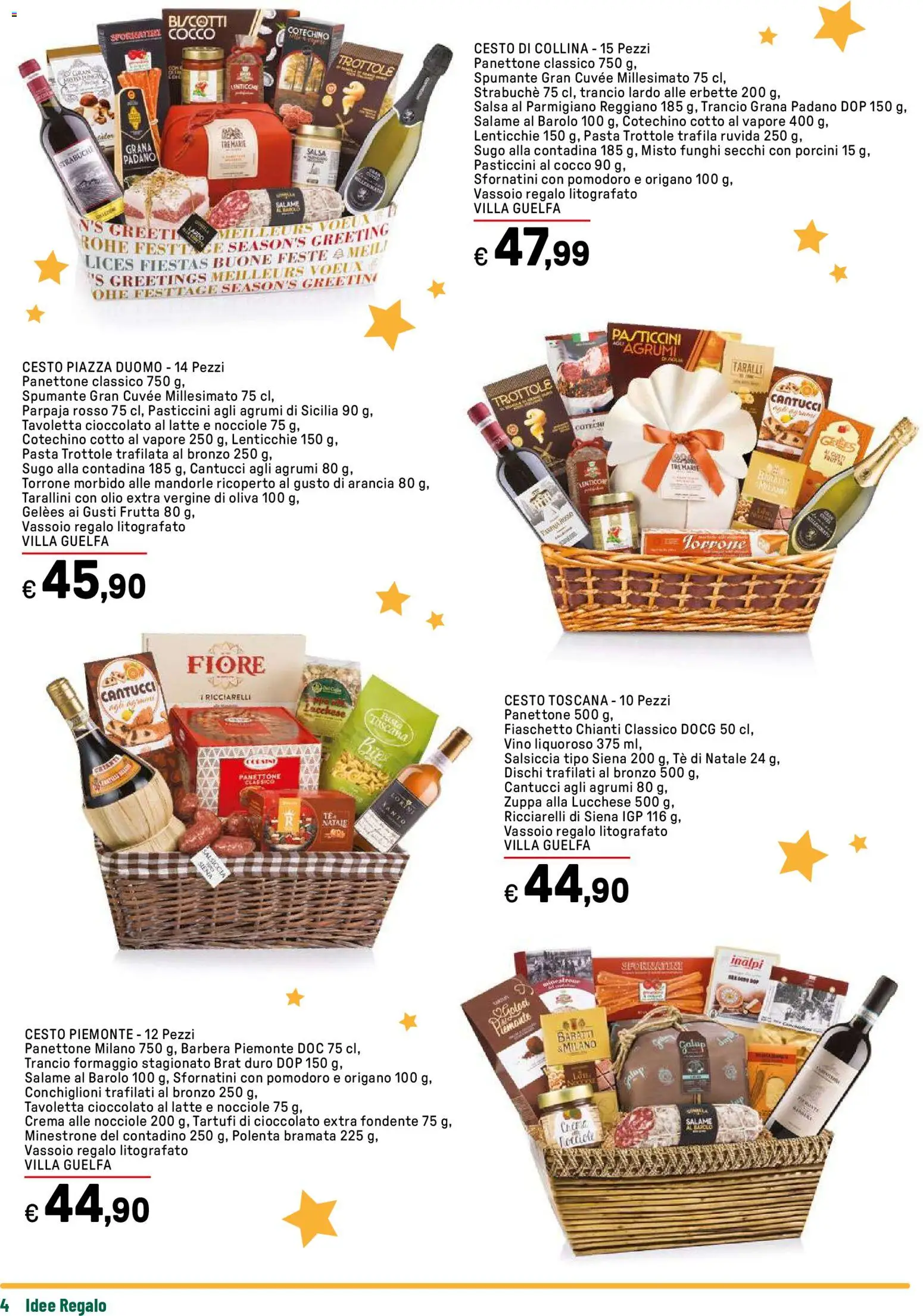 Volantino Iper del 17.11.2025 | Pagina: 4 | Prodotti: Salsa, Panettone, Olio extra vergine, Parmigiano