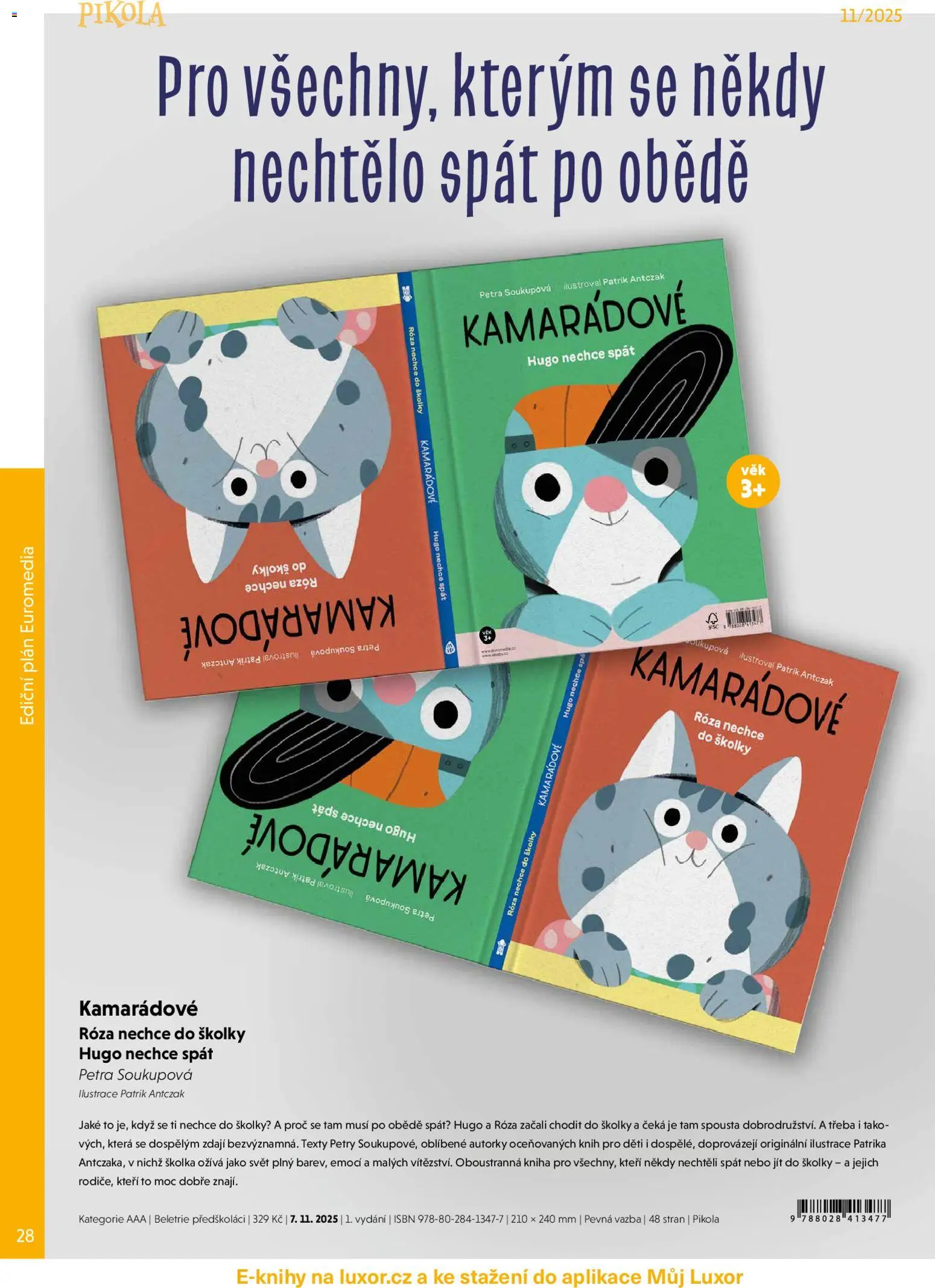 Luxor leták - listopad 2025 od 01.11.2025 | Strana: 28 | Produkty: Kniha, Pikola