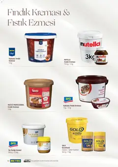 06.04.2026 tarihinden itibaren geçerli olan Metro kataloğu önizlemesi | Sayfa: 64 | Ürünler: Şeker, Fındık, Krema, Yer fıstığı