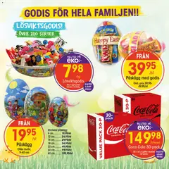 EKO erbjudanden - Förhandsvisning av reklamblad från butik EKO aktuell från 23.03.2026 | Sida: 5 | Produkter: Galler, Coca cola, Choklad, Godis