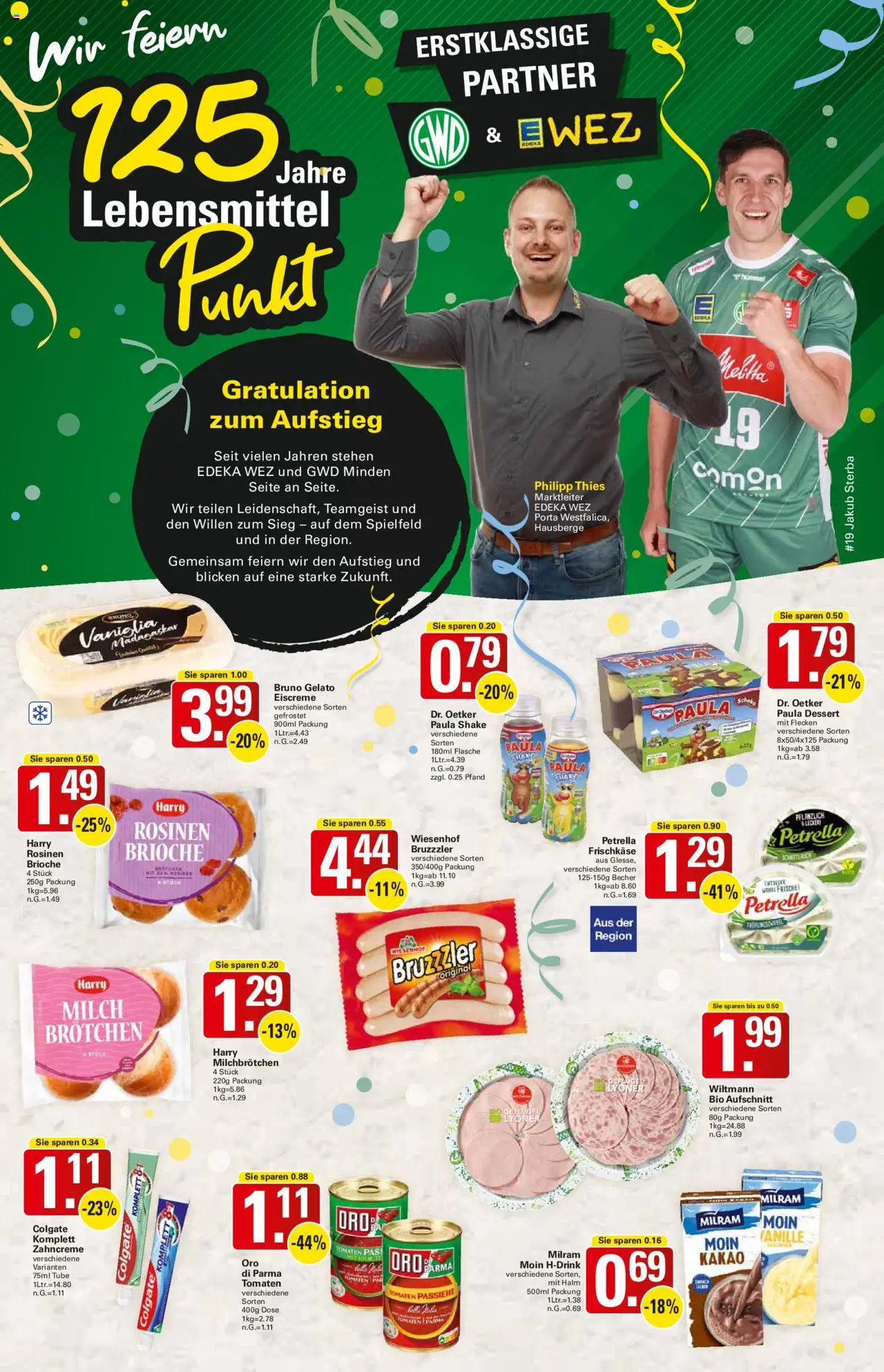 WEZ Prospekt - gültig ab dem 25.08.2025 | Seite: 7 | Produkte: Tomaten, Eiscreme, Rosinen, Milram