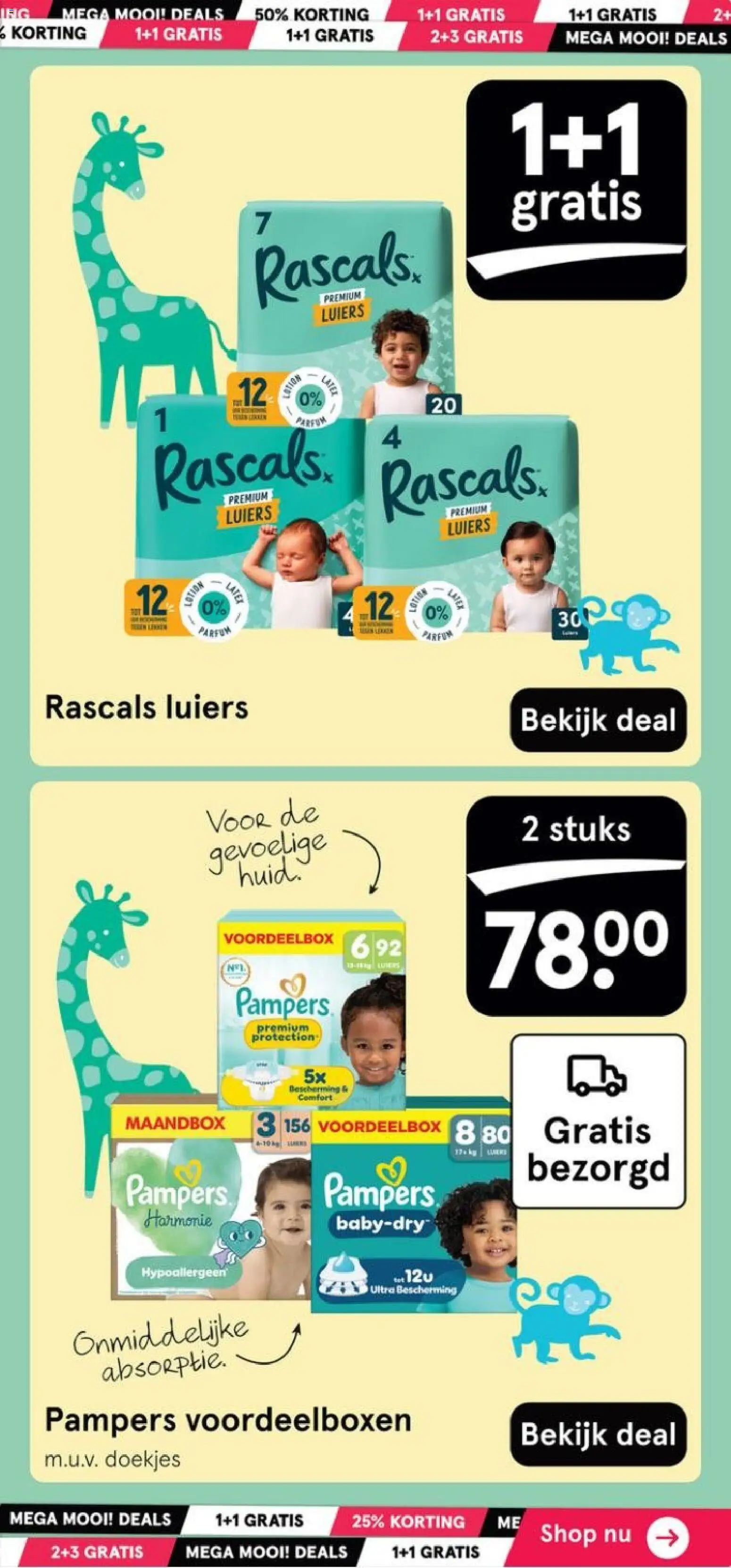 {H1} | Pagina: 43 | Producten: Ostyalap, Pampers, Parfum