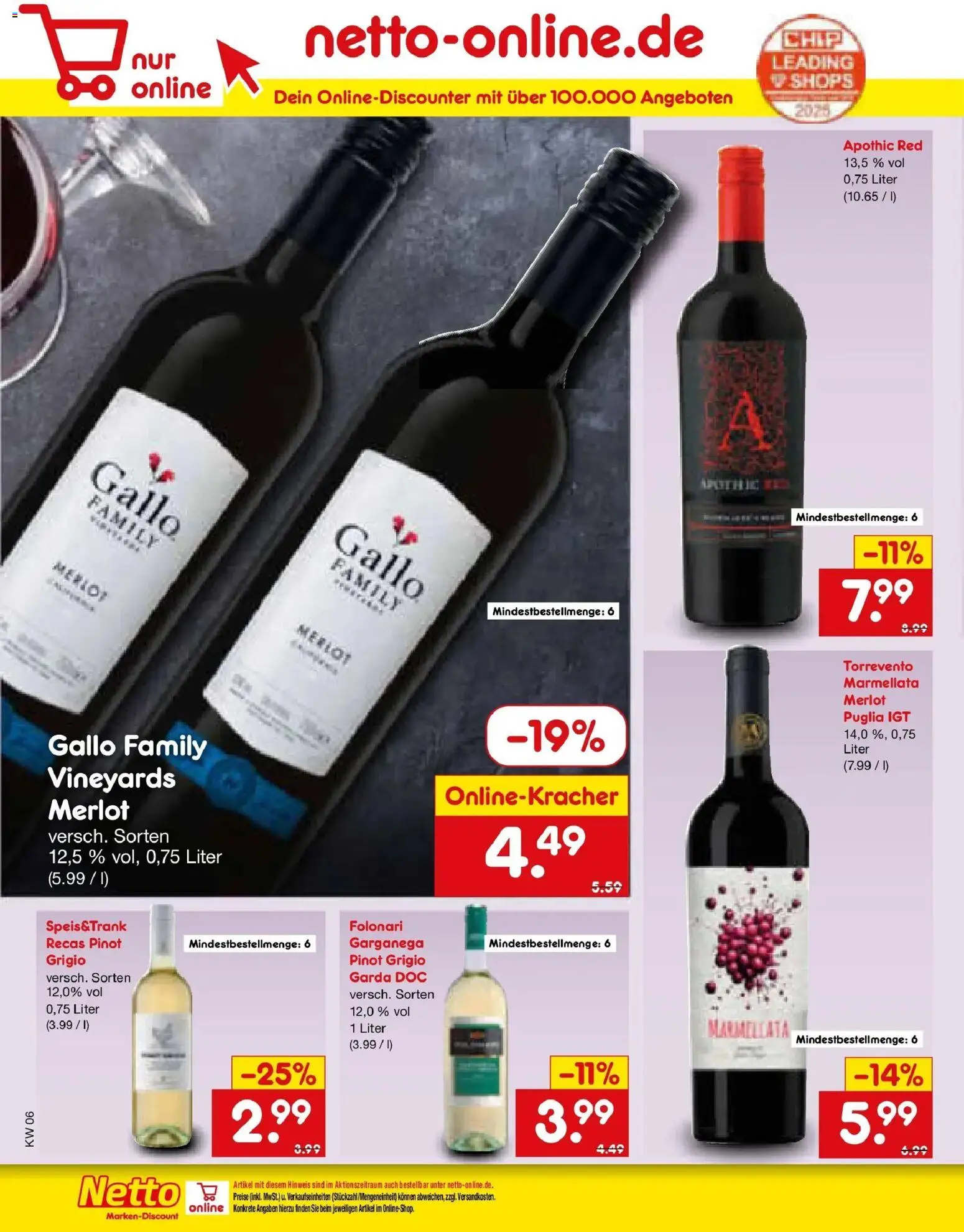 Netto Marken-Discount prospekt Kremmen	 – gültig ab 02.02.2026 | Seite: 18 | Produkte: Merlot