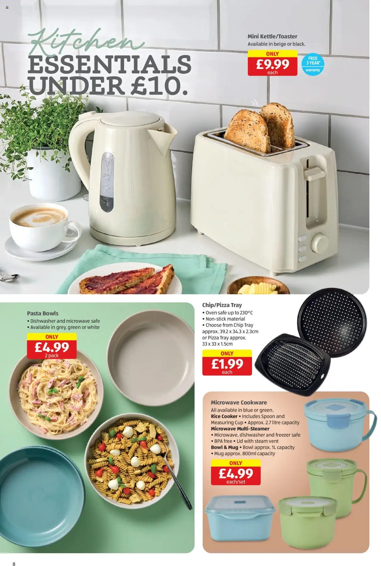  | Page: 8 | Products: Kitchen, Pizza, Rice, Dishwasher