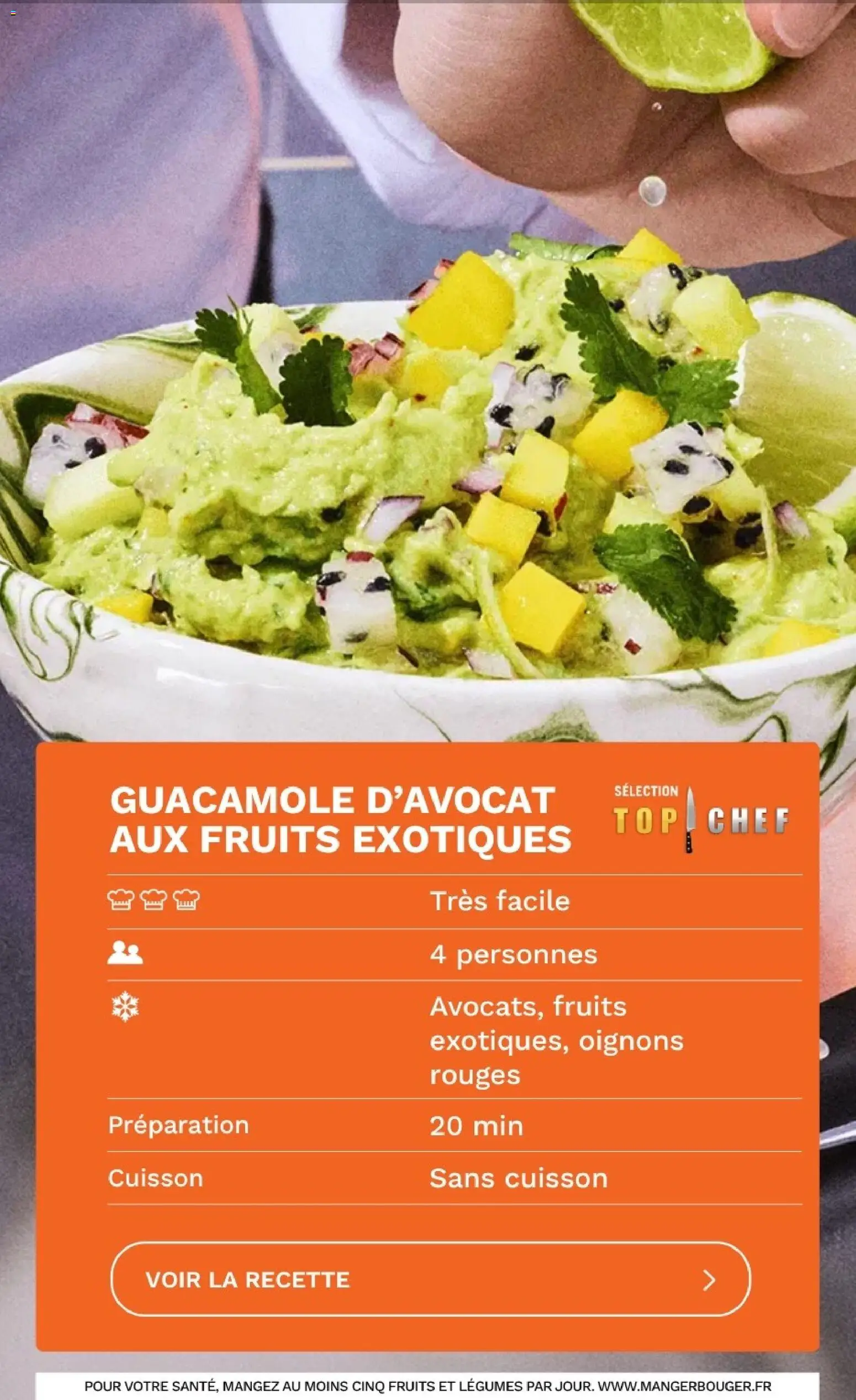 {H1} | Page: 4 | Produits: Guacamole, Oignons