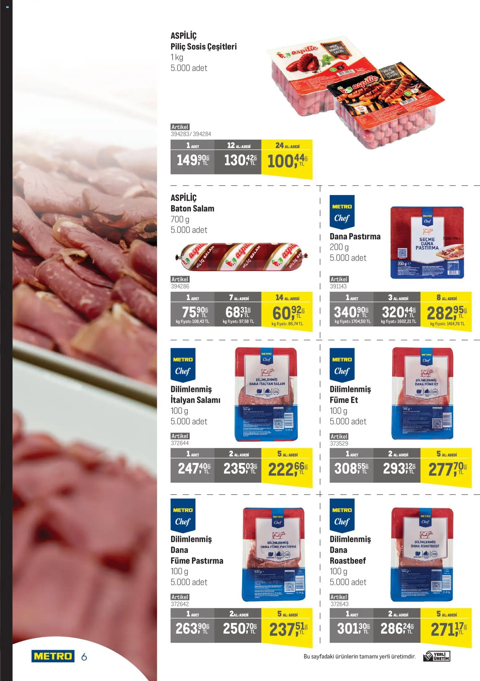 Metro - Şehir Otelleri - 31.12.2025 tarihinden itibaren geçerlidir | Sayfa: 6