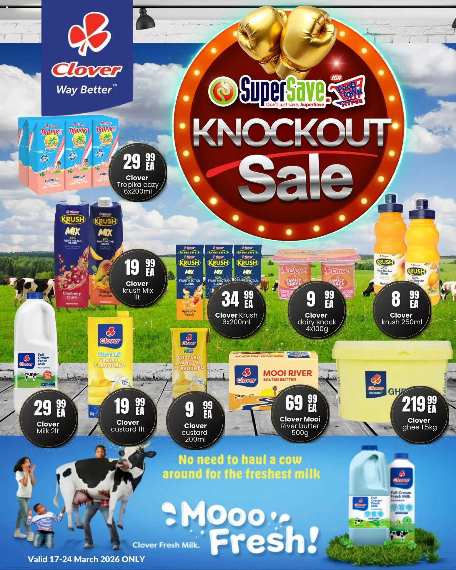 New Super Save catalogue – valid from 17.03.2026 | Page: 12 | Products: Custard, Fruit, Mango, Peach