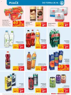 Spar katalog akcije – veljaven od 22.10.2025 | Stran: 22 | Izdelki: Sirup, Kavne kapsule, Kava, Voda