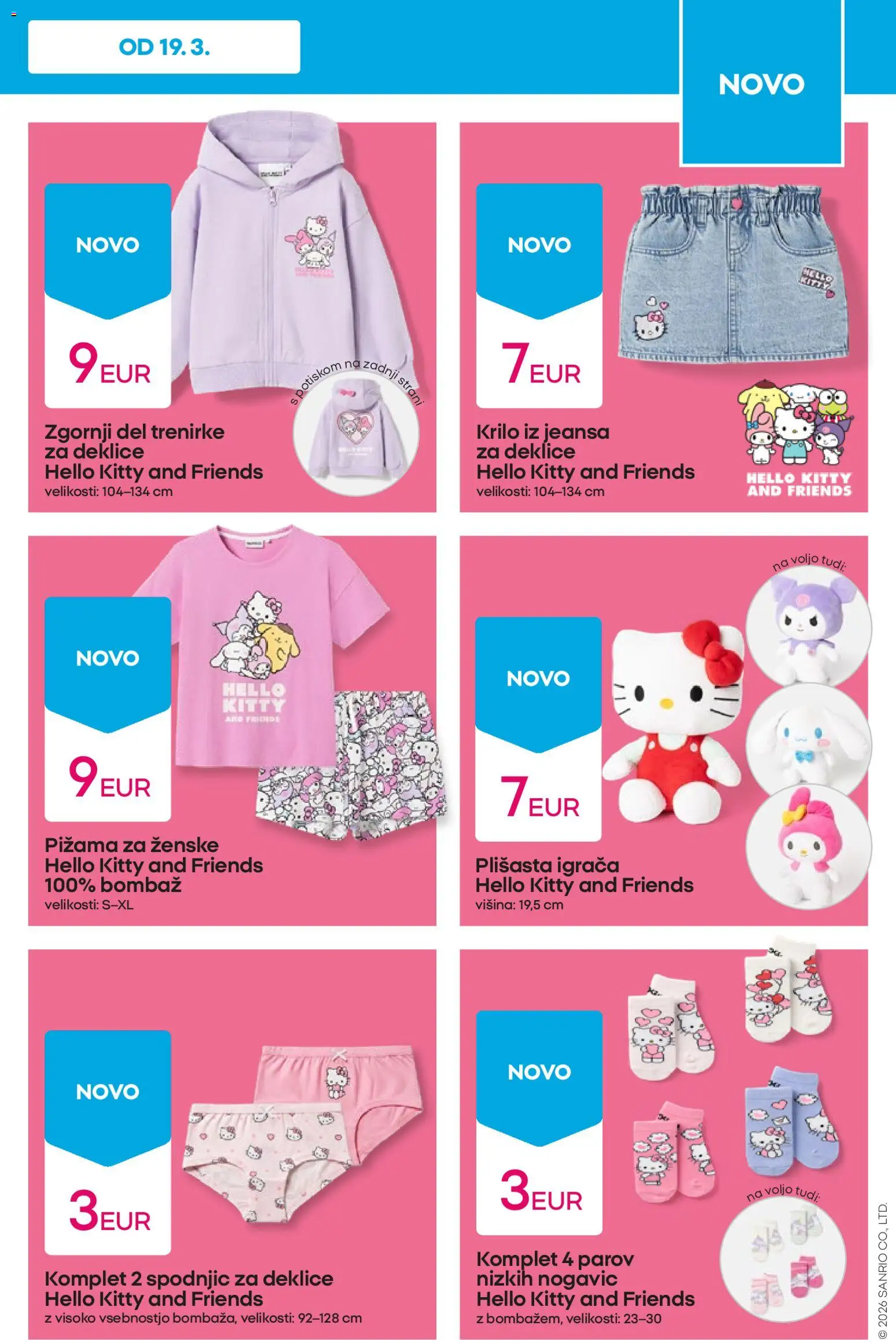 Novi Pepco katalog ponudbe – veljaven od 26.03.2026 | Stran: 5 | Izdelki: Pižama, Krilo