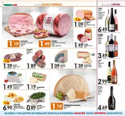 Volantino SISA del 29.07.2025 | Pagina: 2 | Prodotti: Provolone, Salame, Spumante, Mortadella
