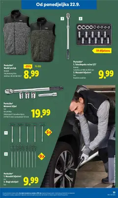 Lidl katalog | vrijedi od 22.09.2025 | Stranica: 33 | Proizvodi: Prsluk, Parkside