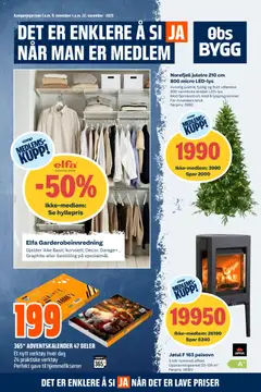 Forhåndsvisning av Obs Bygg kundeavis gyldig fra 09.11.2025